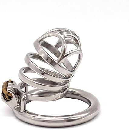 Device Lock Ĉöċk Cage 3 Different Sizes Anti-Off Chāstity Cage Men Protection Device Hypoallergenic Silver Lock Ring Anti-Off Lock Ring (Size : 40mm)