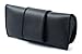 Soft Eyeglass Case Syn. Leather Attaches to Belt Horizontal Black 6.5