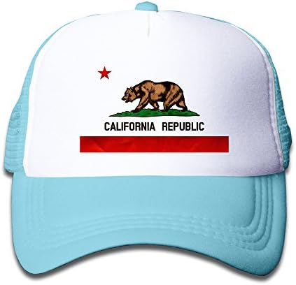 KEIOPO Youth California Republic Mesh Trucker Caps - Adjustable Hats