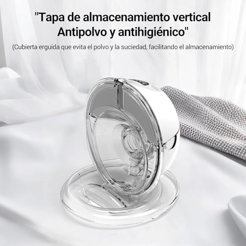 JESWO Extractor de Leche Electrico portatil, Extractor de Leche Manos Libres Recargable, 4 Modos y 9 Niveles, Pantalla LED, Ultra Silenciosa y Sin Dolor, con Flange de 27mm, 24mm, 21mm