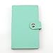 Business Card Holder Book PU Leather 240 Name Cards Organizer (Blue)