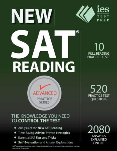 New SAT Reading Practice Book (Advanced Practice)