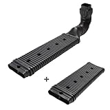 Wholesale Plumbing Supply Combo Pack - Low Profile Downspout Adapter Drainage Kit with Additional 24-in. Extension, Black