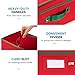 ZOBER Underbed Christmas Ornament Storage Box with Zippered Closure - Stores up to 64 Standard Christmas Ornaments, and Xmas Holiday Accessories Storage Container with Dividers