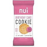 Nui Birthday Cake Cookies - Keto Snacks, Low Carb, Low Sugar, 2g Net Carbs, Gluten Free - 8 Pack (16 cookies)