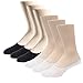 Thirty48 Men No Show Loafer Socks, Boat Shoe Liners with CoolPlus, Non-Slip Grip