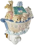Cosmos 5653 Fine Porcelain Noah's Ark Night Light, 5-1/2-Inch