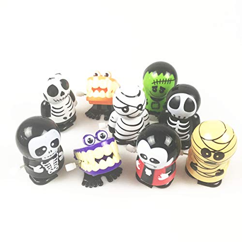 Anditoy 9 Pack Halloween Wind Up Toys for Kids Party Favors Goody Bag Fillers