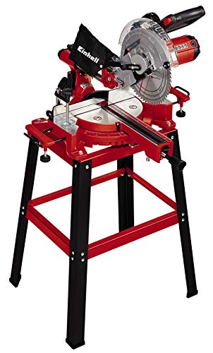 Einhell Zug-Kapp-Gehrungssäge TC-SM 2531/2 U (1900 W, 4.800 U/min, Ø254 x ø30 mm Sägeblatt, Laser, neigbarer Sägekopf…