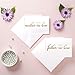 MAGJUCHE to My Father-in-Law, Mother-in-Law Wedding Day Cards Set from The Bride and Groom, Gold Foil Wedding Cards for in Laws
