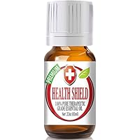 Best Health Shield (Compare to Thieves Oil by Young Living, Four Thieves by Eden's Garden) 100% Pure, Therapeutic Grade Essential Oil Blend - 10ml