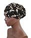 Women Turban Hat Head Wrap - Multi Colour Black African Jersey Magic Headband Turbans Headwrap Tube Scarf Tie Hijab For Hair Muslim Bohemian Boho Chemo Cap
