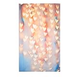 SCASTOE Party Photography Backdrop Bokeh Sparkle Love Heart Photography Background Computer-printed Seamless Studio Background Props