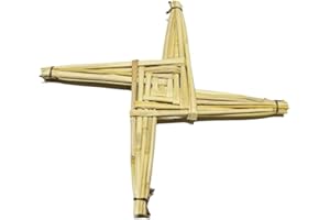 St. Brigid's Wall Cross and Card All Natural Irish Gift Saint Brigid's Cross with History Card for Irish Blessing Gift Tradit