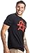Ann Arbor T-shirt Co. Anarchy Distressed Symbol Unisex T-Shirt/Anarchist, Punk, Riot, Disorder Tee-Black-XX-Large