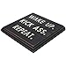 Wake Up. Kick Ass. Repeat. Wood Sign Black