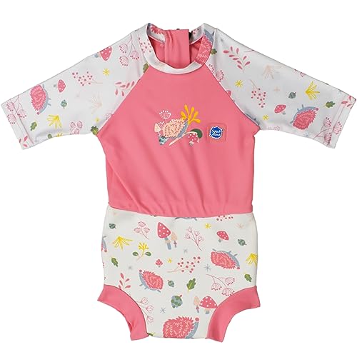 Splash About Happy Nappy Sunsuit, Swimsuit for Babies & Toddlers with Built-in Swim Diaper