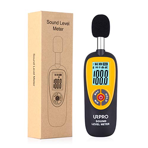 URPRO Decibel Meter, Digital Sound Level Meter 30-130 dB Audio Noise Measure Device Dual Ranges HT-90A - Thumbnail 7