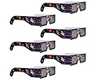 Solar Eclipse Glasses with Solar Filter - 6 Pack Polarized Solar Eclipse Sunglasses for 2017 - Total Solar Eclipse Viewing Glasses with Premium Lenses - Protects Your Eyes from the Sun for Clear View