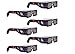 Solar Eclipse Glasses with Solar Filter - 6 Pack Polarized Solar Eclipse Sunglasses for 2017 - Total Solar Eclipse Viewing Glasses with Premium Lenses - Protects Your Eyes from the Sun for Clear View