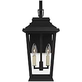Warren 1 Light Outdoor Wall Lantern with Textured Black Finish