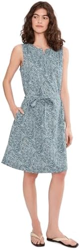 Royal Robbins Womens Spotless Traveler Dress Short Sleeve Deep Blue Briar  Print X-Small at Amazon Women's Clothing store