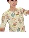 HFSMD Women Fashion Summer Print T Shirt Blouses Tops (M(Chest: 39.37