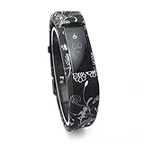 Lwsengme Silicone strap for Fitbit Alta Wrist Replacement Band Smart Watch Fitness Strap Accessory (Flower-02)