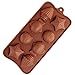 POPBLOSSOM Brown Silicone Mold for Chocolate Candy Seashell Shells Star Fish Tray 3 Molds