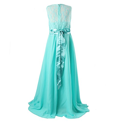 Acecharming Long Junior Bridesmaid Dress Big Girls Elegant Formal
