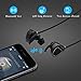 YUWISS Wireless Headphones Bluetooth Running Headphones Workout Headphones Cordless in Ear Earbuds with Mic Stereo Sweatproof Sport Earphones for Running Gym 8 Hours Battery Life (Black)