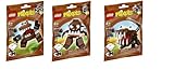 LEGO, Mixels Series 2 Bundle Set of Fang Gang, Chomly (41512), Gobba (41513), and Jawg (41514)