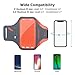 LETSCOM Running Armband for Cellphone, Smartphone Case with Key Holder Compatible with iPhone XR XS MAX 8+ 7+ 6S+ 6+ Samsung Galaxy S10+ S9+ S8+ S7 Edge