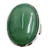 Jewelry58718 Fashion Adjustable Aventurine Ring
