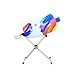 dazzl 360˚ Rotation Sided Ironing Board Patent Pending With Iron Rest-Watercolor