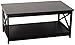 SoSo-BanTian1989 Solid Wooden Coffee Table with Bottom Open Shelf, Living Room Couch Sofa Side Table (Espresso)