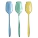 Rosti Mepal Set of 3 Melamine BPA Free Heat Resistant Large Kitchen Spoons Retro