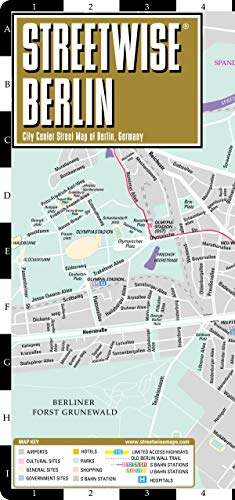 Streetwise Berlin Map - Laminated City Center Street Map of Berlin, Germany (Michelin Streetwise Map by Michelin