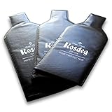 Kosdeg Reusable Wine Bottle Protector Pack Of 3 – Leakproof Wine Bottle Travel Bag – The Best Wine Shipper for Travel – Seal Wrap Zip Double Layer Wine Sleeve Guarantees Safe Transportation in Luggage
