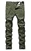 Men's Ripped Distressed Destroyed Skinny Fit Jeans Pants with Holes
