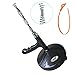 B1ST Drain Auger Drain Snake for Toilet Sewer Sink Snakes Plumber Cleaner Closet Drum Plumbing Auger Tool Clog Remover Pipe Cleaners for Bathroom Metal Spring-Steel Black