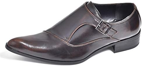 種類から選ぶ ビジネスシューズ メンズ モンクストラップ ダブルストラップ ロングノーズ フェイクレザー ウィングチップ