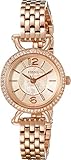Fossil Women's ES3894 Rose Gold-Tone Stainless Steel Watch with Crystal Bezel