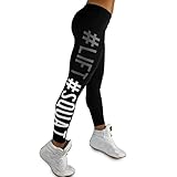 Kshion Women's Workout Leggings Fitness Sports Gym Running Yoga Athletic Pants (S, Black)