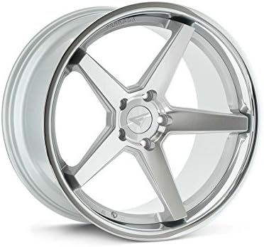 Ferrada Wheels FR3 20x10.5 5x120 ET38 Machine Silver/Chrome Lip C.B 72.56