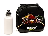 Angry Birds Lunch Bag with a Water Bottle - Black