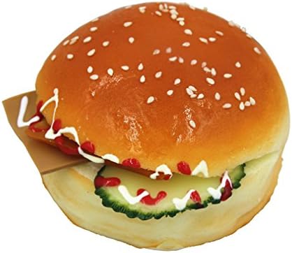 Viccent Jumbo Super Cute Design Hamburger Bread Bun Squishy Toys