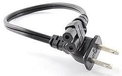 CablesOnline, 5-Pack 1ft 2-Prong Figure-8