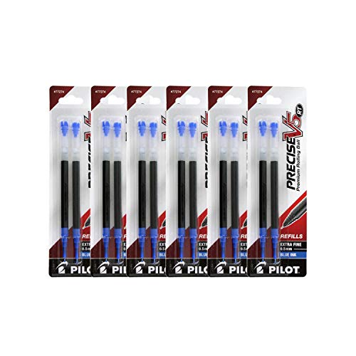 Pilot Precise V5 RT Liquid Ink Retractable Rollerball Pen Refills, 0