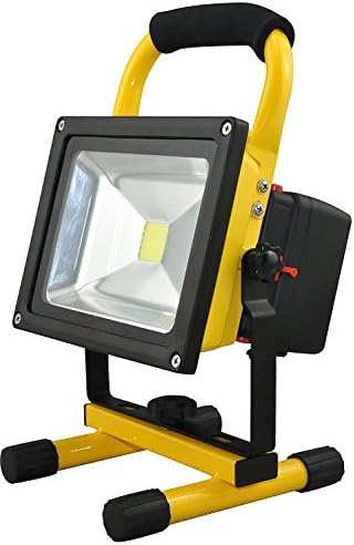 YLISAE NRAE Portable LED Work Lights Rechargeable Work Lamps Floodlight Camping Lights Security Lights with USB Ports to charge Mobile Devices